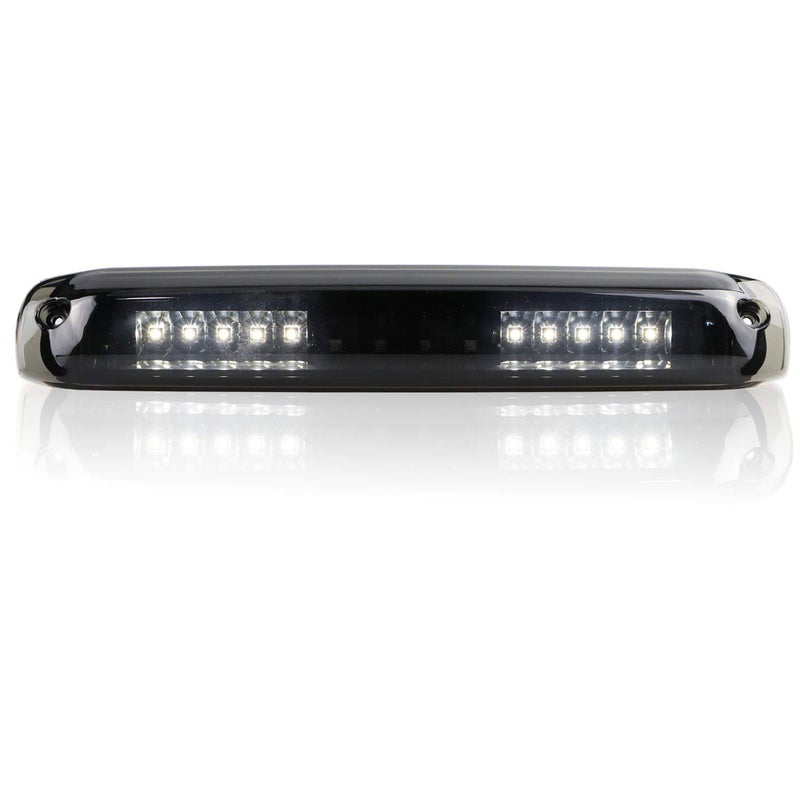 Bomusou Third Brake Light Cargo Lamp Fit for Chevrolet Silverado/GMC Sierra 1500-3500 HD 1999-2006, for Chevrolet Silverado/GMC Sierra 1500-3500 HD Classic 2007 (Black Housing Smoke Lens) - Image 3